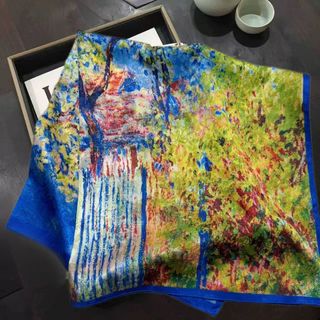 (2pc/2件) 頸巾圍巾頭帶保暖莫奈 Claude Monet neckerchief scarf headband #PDC 98140564200169089153110