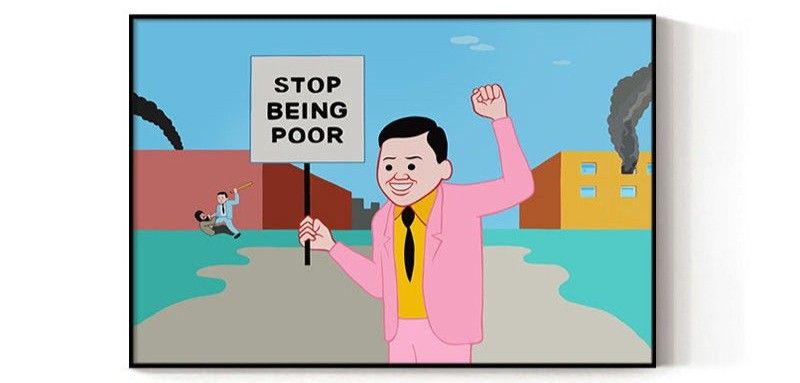 Joan Cornellà 版画【stop being poor】 ED100 Joan Cornellà | Poopy Pants (Stop Being Poor) (2021) | Art