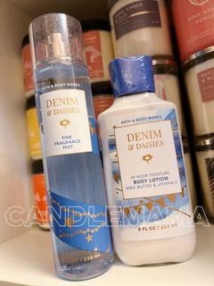 現貨包郵❤️ Denim & Daisies from Bath and Body Works❤️Body Lotion + Fine Fragrance Mist ✅ Brand new #candlemama64241450164994110