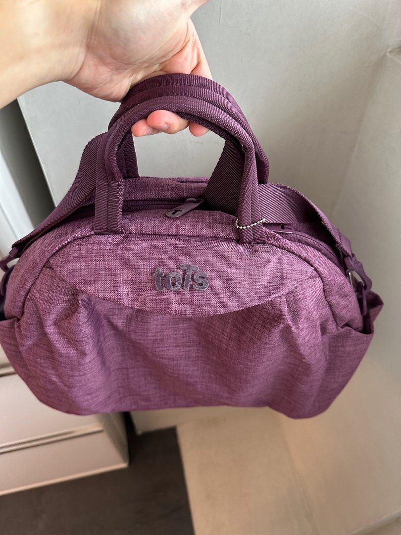 英國 SmarTrike toTs 媽媽包 紫色 全新 未使用 可當背包可提可側背 兩小包 防水墊 外出防塵套 配件全套 原價 130歐元