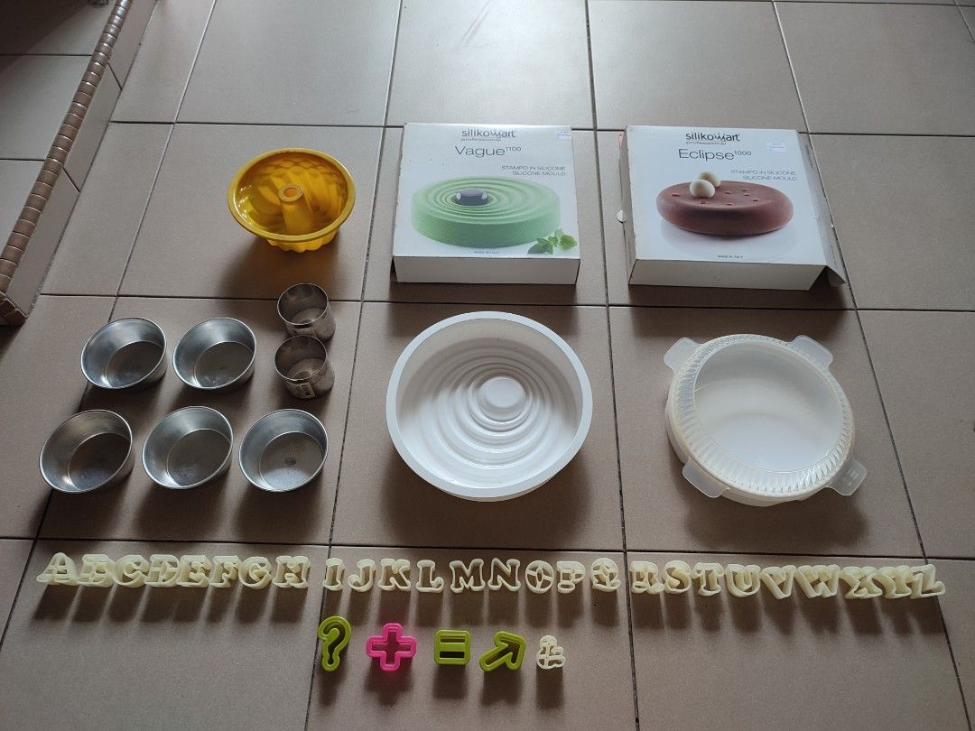 Assorted Cake moulds and cookie moulds