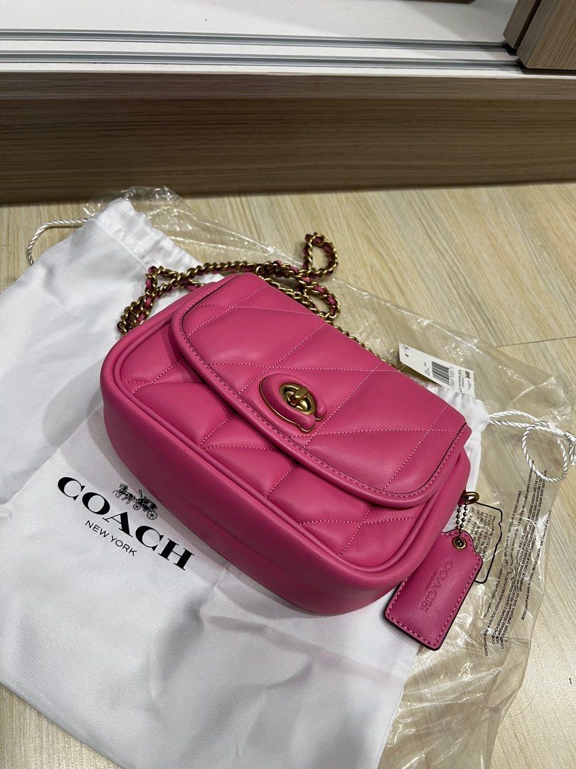 Bnew Coach Retail Madison 18 Pillow (Category: Shoulder Bags) located in Santa Rosa. Submitted by megally (Listing ID 1372391516, Image 2). Description: Bnew coach madison 18 pillow. Soft leather material like tabby Two way bag Convertible shoulder to cross body With dust bag,tag and gift receipt. May konting gasgas na unnoticeable naman that’s why i am selling low na below puhunan Mod: LBC Lalamove or grab same day Original .