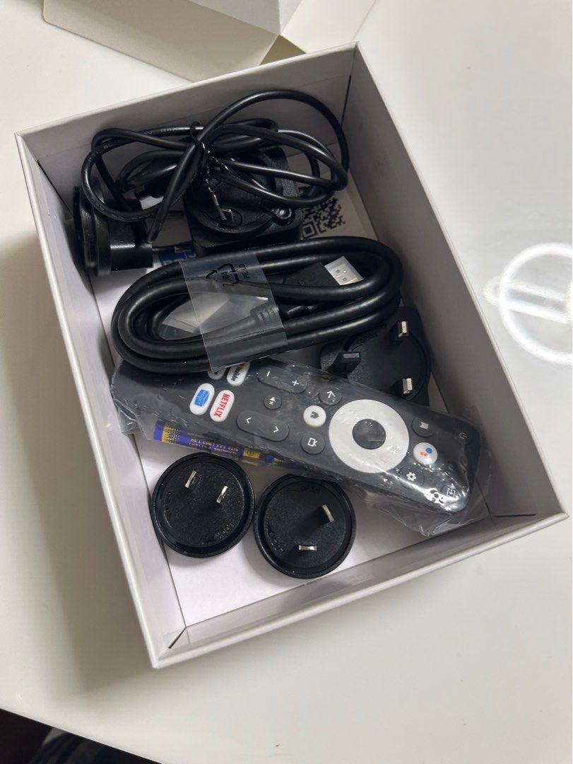BOXY Android TV Box, Streaming Media Player 4K (Category: Other Audio Equipment) located in Manila. Submitted by smcgi2005 (Listing ID 1372309381, Image 3). Description: For Sale: BOXY Android TV Box, Streaming Media Player 4K, Dune HD Media Center, Mini PC, AV1, USB 3.0, Ethernet, MKV/ISO DV P7 FEL AFR, HDR10+, DTS, Netflix in 4K Dolby Vision & Atmos, Voice. Bought from Amazon USA on May 24, 2025. Never used it yet, just open to test it, complet