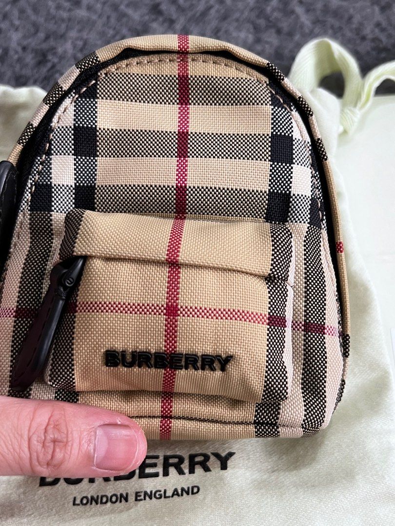 Burberry Mini Jett Bag Charm / Small Bag Original (Category: Purses & Pouches) located in Malabon City. Submitted by hamandkin (Listing ID 1372447513, Image 2). Description: Burberry Mini Jett Bag Charm / very Small Bag Very cute original item With dustbag, tag and receipt No issues, like new. Almost unused Original price 26000 All must go for decluttering .