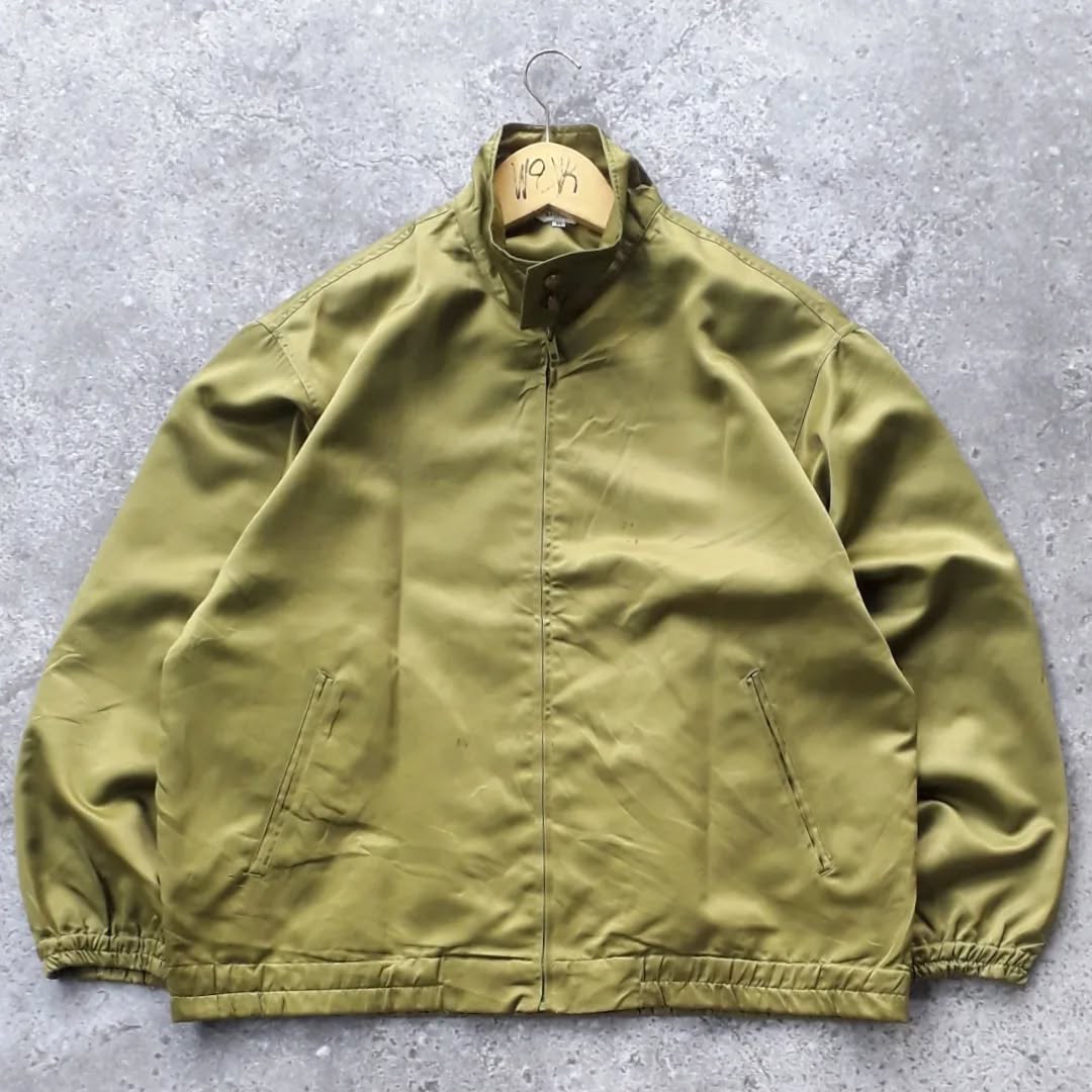 Harrington Jacket Swing Top Men's XL (approx.) Vintage unclear yellow type Vintage Second Hand