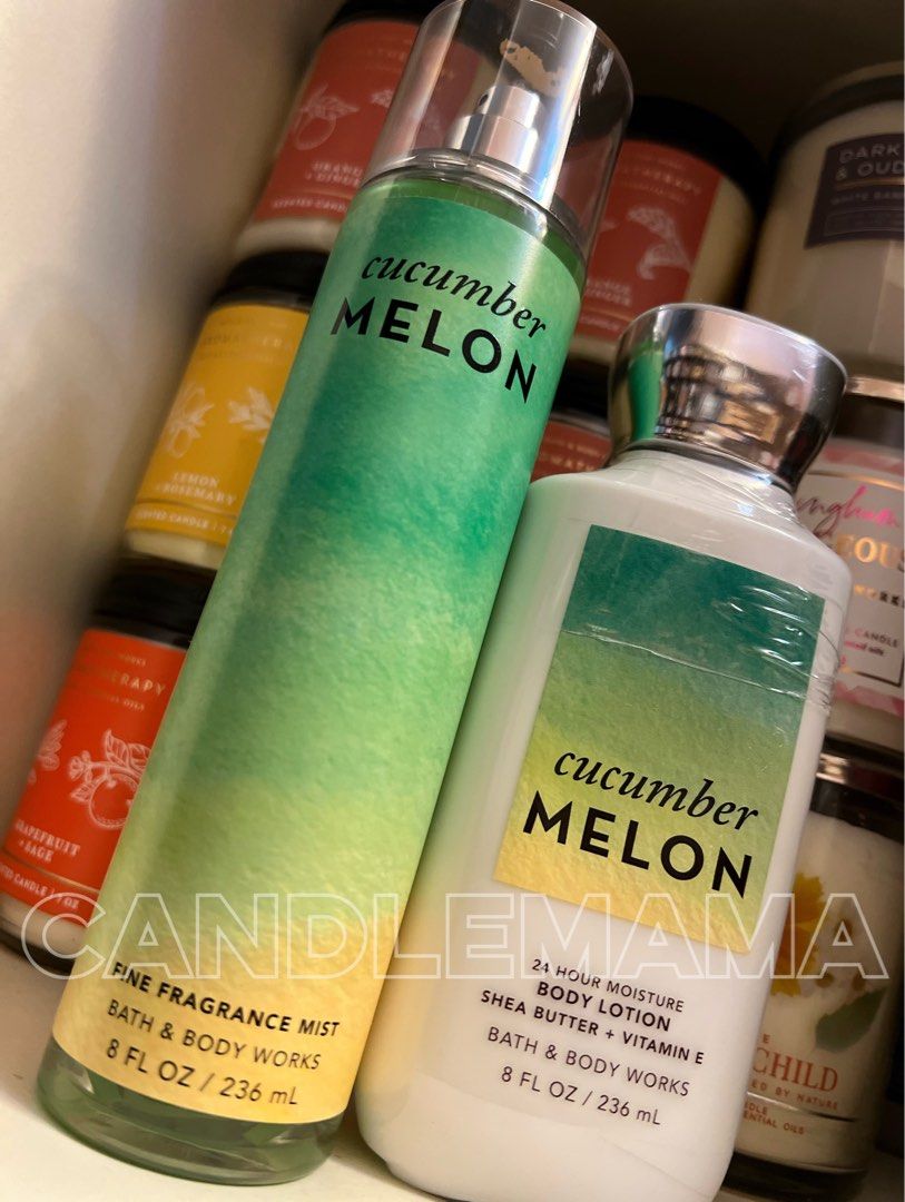 現貨包郵⭐️Cucumber Melon Body Lotion + Fine Fragrance Mist🌿 Brand New #Candlemama (Category: Body Care) located in Hong Kong. Submitted by bathandbodyworks.hk (Listing ID 1372442315, Image 1). Description: 🌿✨ **Freshen Up Your Day!** ✨🌿 Dive into the refreshing scent of Cucumber Melon! 🥒🍈 This delightful duo of lotion and body mist will keep your skin feeling soft and smelling amazing all day long. Whether you’re heading out or just lounging at 