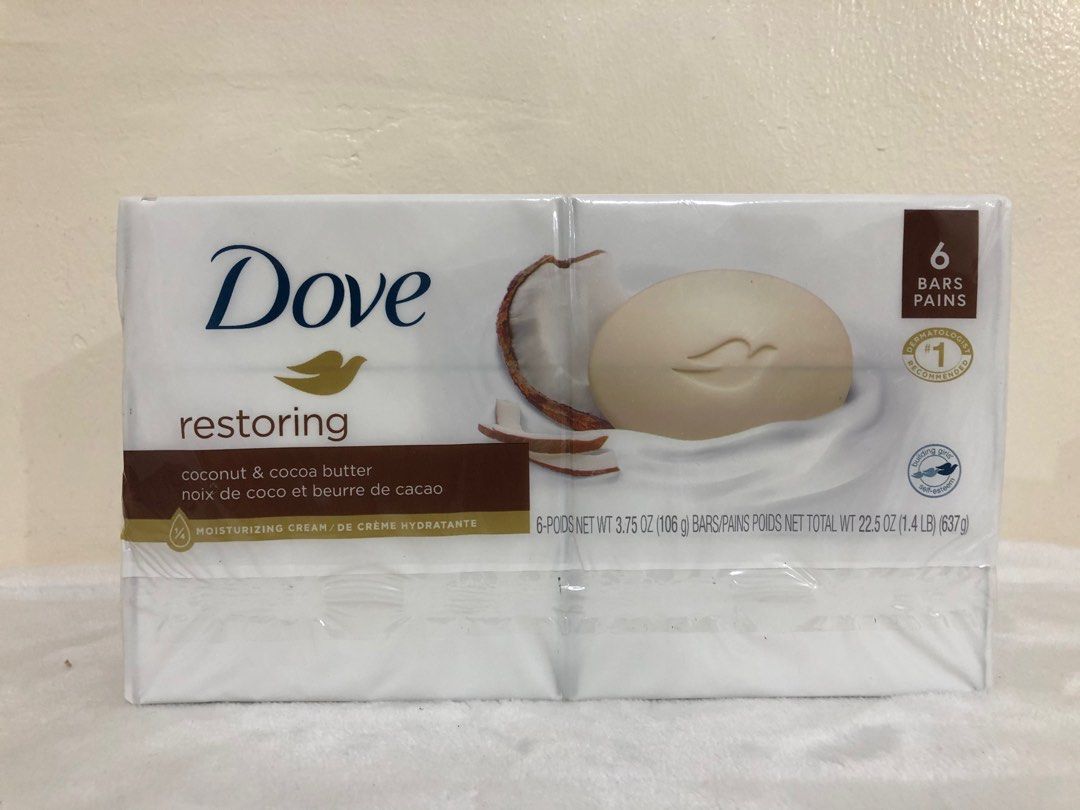 Dove Soap Bar from 🇺🇸 (Category: Bath) located in Mandaluyong City. Submitted by Thriftdiva (Listing ID 1372394297, Image 3). Description: ✨Original Bought in California USA🗽🇺🇸 ✨PH Onhand 💯% money back guarantee if proven fake. 💯% Good Quality 💯% Brand New ‼️ NO RETURN/ REFUND 🚛 JNT/ LALAMOVE 💸 GCASH.
