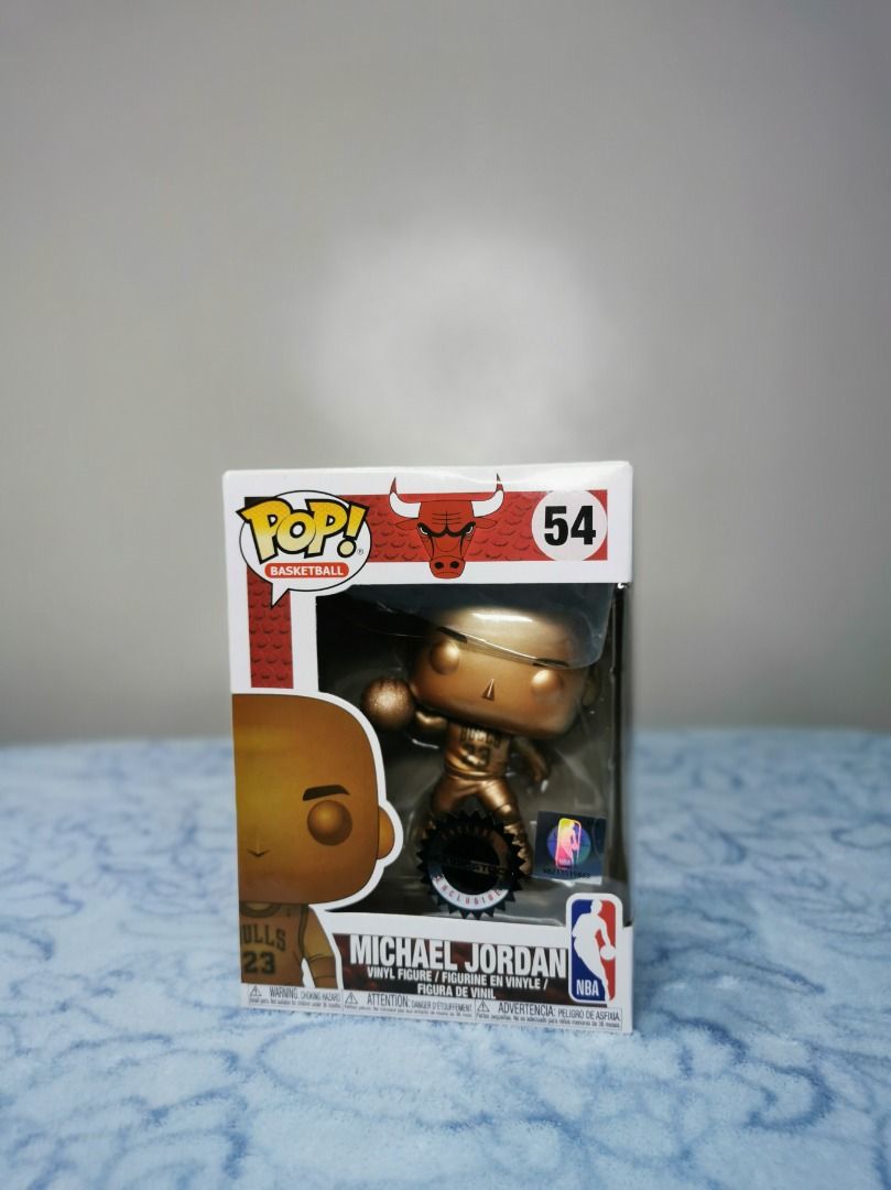 Funko Pop Basketball - Michael Jordan (Bronze) (Category: Designer & Blind Box Toys) located in Bamban. Submitted by kiyokerface (Listing ID 1372408844, Image 1). Description: Feel free to reach out for more photos and ask questions regarding the item's condition. All sales are final - no returns, refunds, or exchanges. .