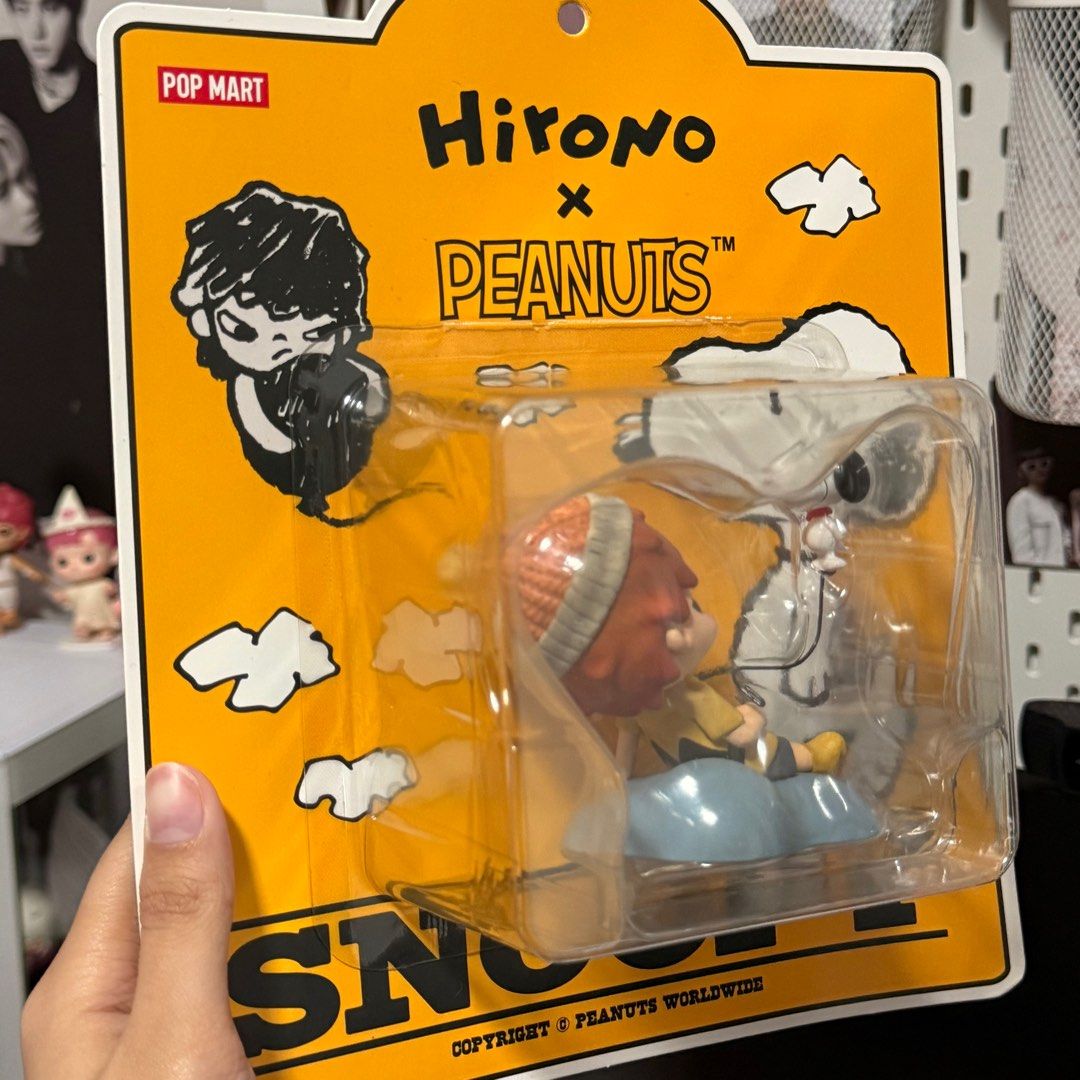 Hirono X Snoopy Figure (Category: Designer & Blind Box Toys) located in Lipa City. Submitted by mikahlubang01 (Listing ID 1372317525, Image 2). Description: rfs: need funds mop: gcash shipping: j&t.