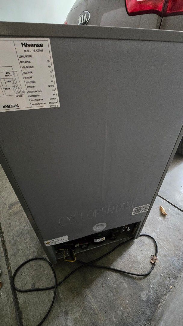 Hisense 3.2 Cu. Ft Refrigerator (Category: Refrigerators and Freezers) located in Manila. Submitted by princesssugarrush (Listing ID 1372275747, Image 2). Description: Hisense Refrigerator RS-12DR4S 3.2 cu.ft rfs: decluttering.