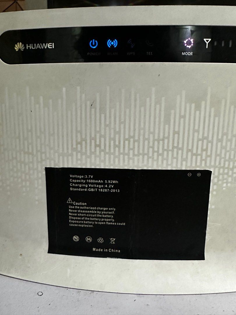 Huawei modem (Category: Networking) located in Quezon City. Submitted by cityhunter66696 (Listing ID 1372300076, Image 2). Description: Still functional and work as is May signs of usage Rfs: nag upgrade na and for decluttering.