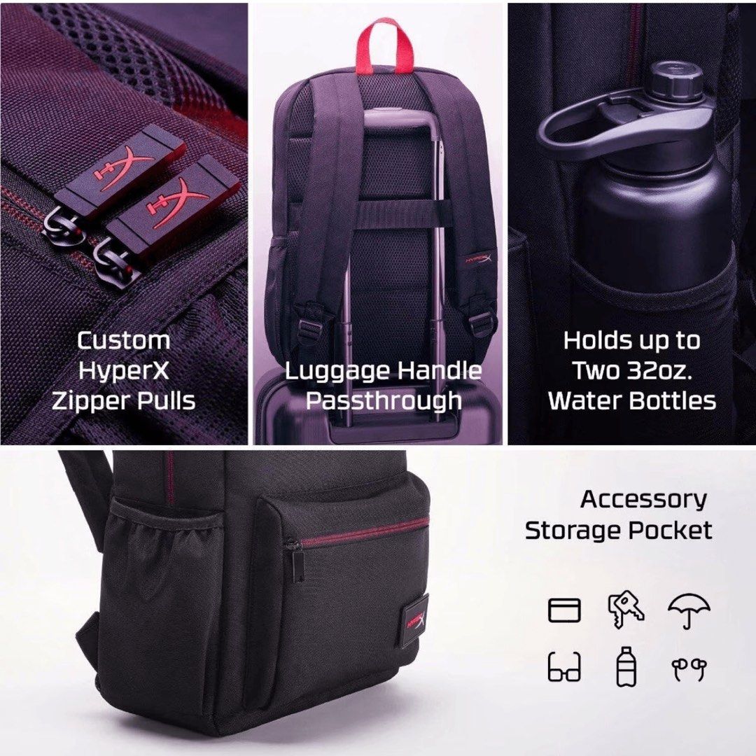 HyperX Delta Gaming Laptop Backpack Black (Category: Backpacks) located in Manila. Submitted by jessie4444 (Listing ID 1372335435, Image 2). Description: .
