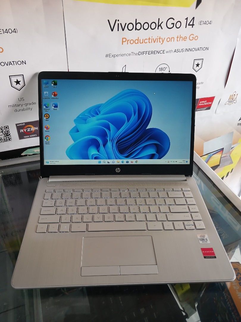 LAPTOP HP 14s-cf2004TX CORE I5-10210U RAM HDD 1TB SSD 128