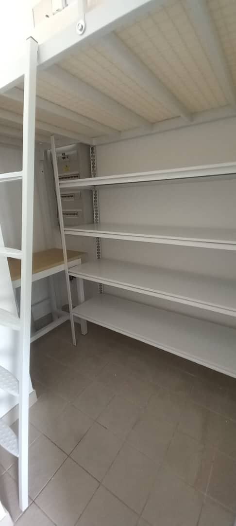 Loft bed with shelf and table customize for helper room singapore/unity/store room/bomb shelter (Category: Bed Frames & Mattresses) located in Singapore. Submitted by lehlongking (Listing ID 1372470099, Image 2). Description: can customize any size welcom whatapp88660152 get more details onsite measurement service $60 same with picture design and size loft bed +shelf+tableb $839+80install L shape mattress customize $169 after place order 4-6weeks