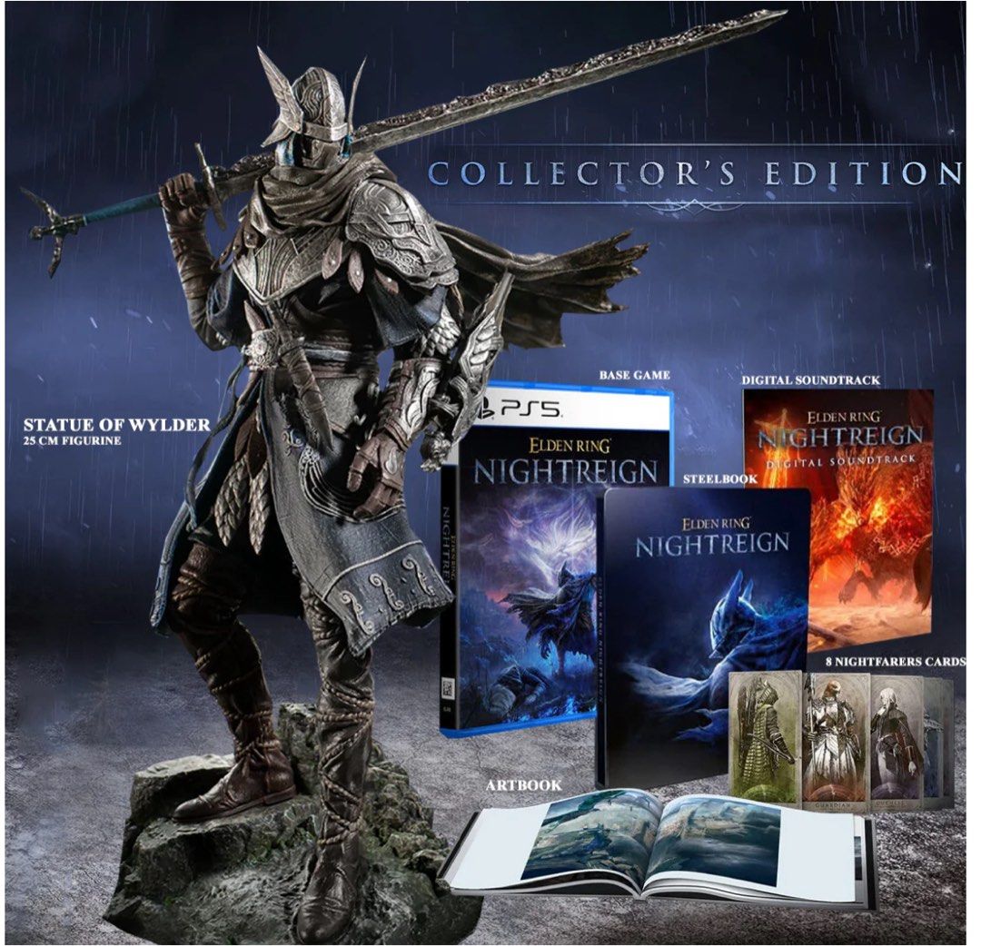 PS5 Elden Ring Nightreign Collectors Edition (Category: PlayStation) located in Quezon City. Submitted by clostitchotaku100 (Listing ID 1372470549, Image 1). Description: ☑️Brand New ☑️Sealed ☑️ 100% Original ☑️Payment Methods: COD(2k max), Gcash, BPI ☑️Shipping via lala move. Buyer’s Expense ☑️ Location: Wilsonville Subdivision Project 6, Culiat Quezon City ☑️Fb Main marketplace: Clostitch Otaku.