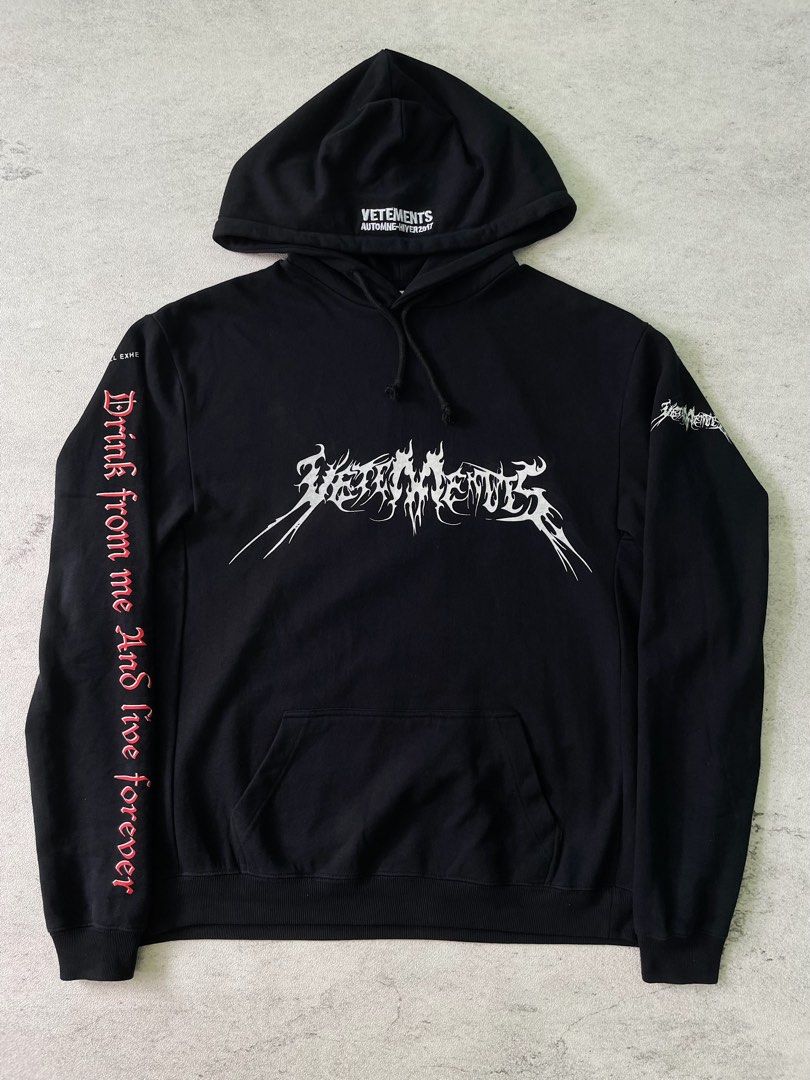 Rare Vetements Total Darkness hoodie authentic original