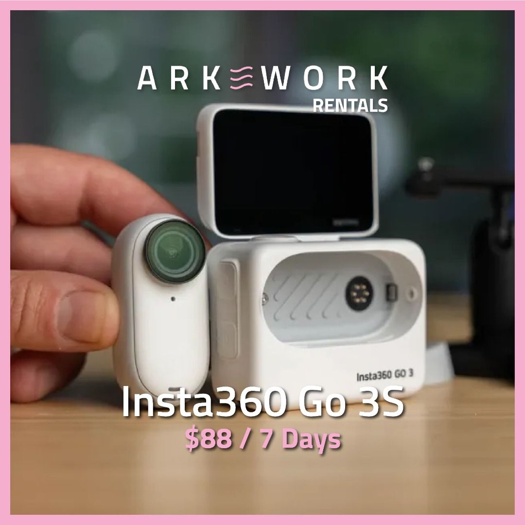 [RENT] Insta360 Go 3S|Go Ultra|Go3|X4|X5|X3|Ace Pro 2|Pocket 3|Osmo Nano Action Camera Rental by Arkework - Sony|Canon|DJI|Fujifilm|Nikon|Insta360|Ricoh|GoPro|Samsung Rental (Category: Photography & Video Services) located in Singapore. Submitted by arkework (Listing ID 1257445398, Image 1). Description: Goultra Go 3S Insta360 rent insta360 rental GoPro rental DJI action 5 rent Ace Pro 2 Rent 𝗜𝗻𝘀𝘁𝗮𝟯𝟲𝟬 𝗚𝗼 𝗨𝗹𝘁𝗿𝗮 (Black/White) 1 Day: 