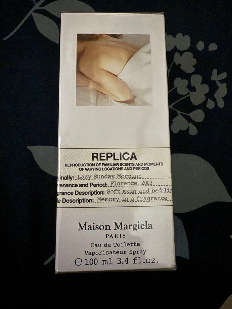 Replica Lazy Sunday Morning (Category: Fragrance & Deodorants) located in Manila. Submitted by bamCy (Listing ID 1372294167, Image 1). Description: Brand new sealed No Paper bag Extra/back up bottle.