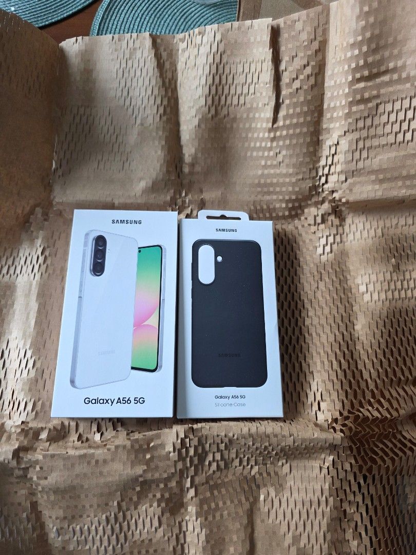 Sealed NTC Samsung A56 8/256GB (Category: Samsung) located in Quezon City. Submitted by pukedepie (Listing ID 1372299165, Image 2). Description: #Brandnew sealed Samsung A56 #8/256 RAM/Storage #Free Original Samsung silicon case.