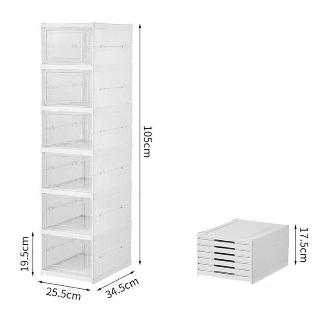 Stackable Shoes Rack (Category: Shelves, Cabinets & Racks) located in Singapore. Submitted by rambosoon (Listing ID 1372423377, Image 1). Description: New stackable shoe rack for sale, bought too many and have a balance of 3 sets for sale at $20 each.