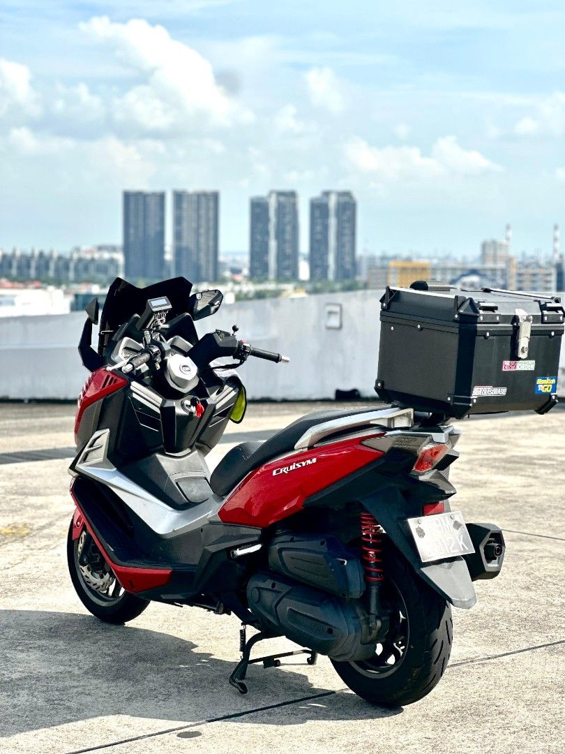 Sym cruisym 300 (Category: Class 2A) located in Singapore. Submitted by gofixbike (Listing ID 1372443928, Image 3). Description: 1. Everything stock and original 2. Well maintain Contact us to arrange for viewing Full cash / Paynow / Credit Card and refianance / reloan option available.
