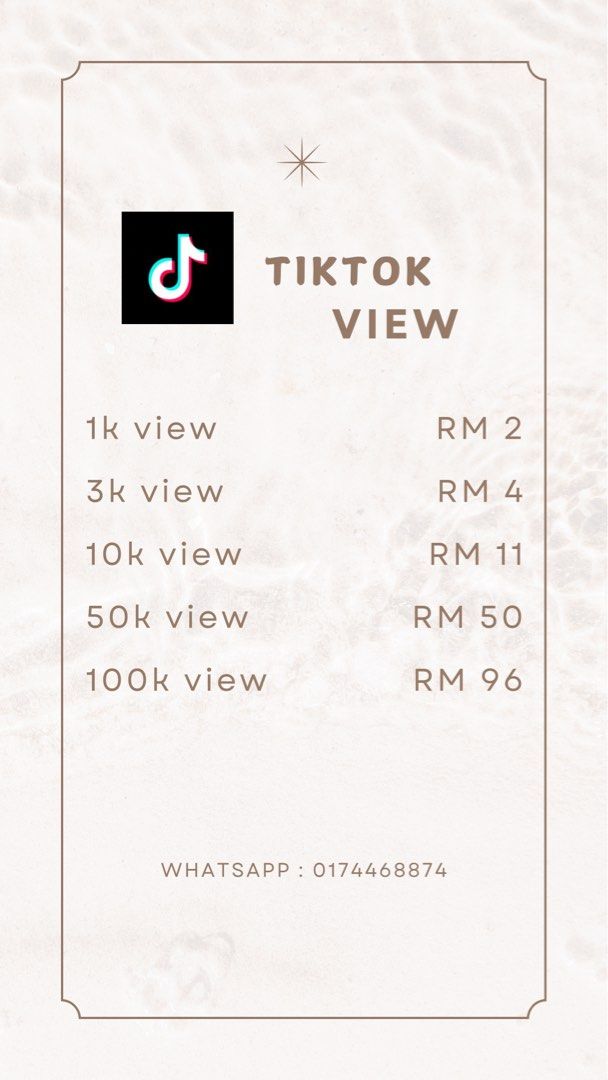 TIKTOK VIEW HARGA JIMAT SERVICE LAJU (Category: Announcements) located in Kuala Lumpur. Submitted by nraieynn._ (Listing ID 1372314112, Image 1). Description: jom naikkan followers untuk tiktok, instagram youtube dan pelbagai lagi untuk business & content creator 🤔 ? Jangan risau ada service booster by yenbooster 💢 ✅ 100% Trusted Seller With Feedback! ✅ Order melalui supplier dan sistem. ✅ Followers & subscriber real acc malaysia ✅ Followers li