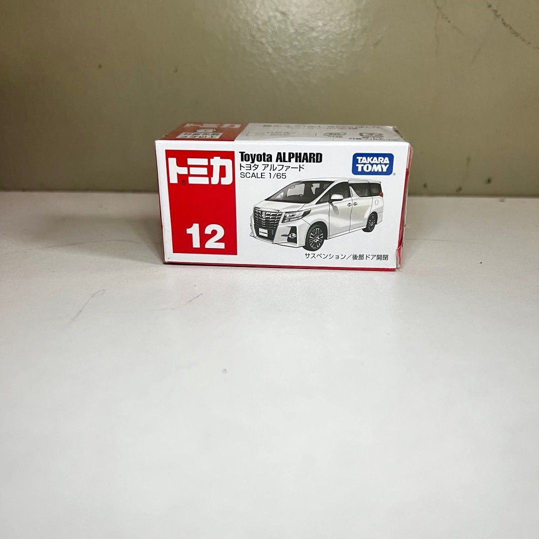 Tomica Toyota Alphard 1:65 (Category: Vehicle & Diecast Models) located in Tagum. Submitted by pinoyarbitrage (Listing ID 1372395855, Image 1). Description: Title: Tomica Toyota Alphard 1:65 Description: Tomica Toyota Alphard 1:65 Price: 240 Mint in box Payment method: Flash shipping only 70 pesos shipping fee on all items ✅Please visit may fb page for reviews ✅What you see is what you get ✅ Authentic Japan Items.