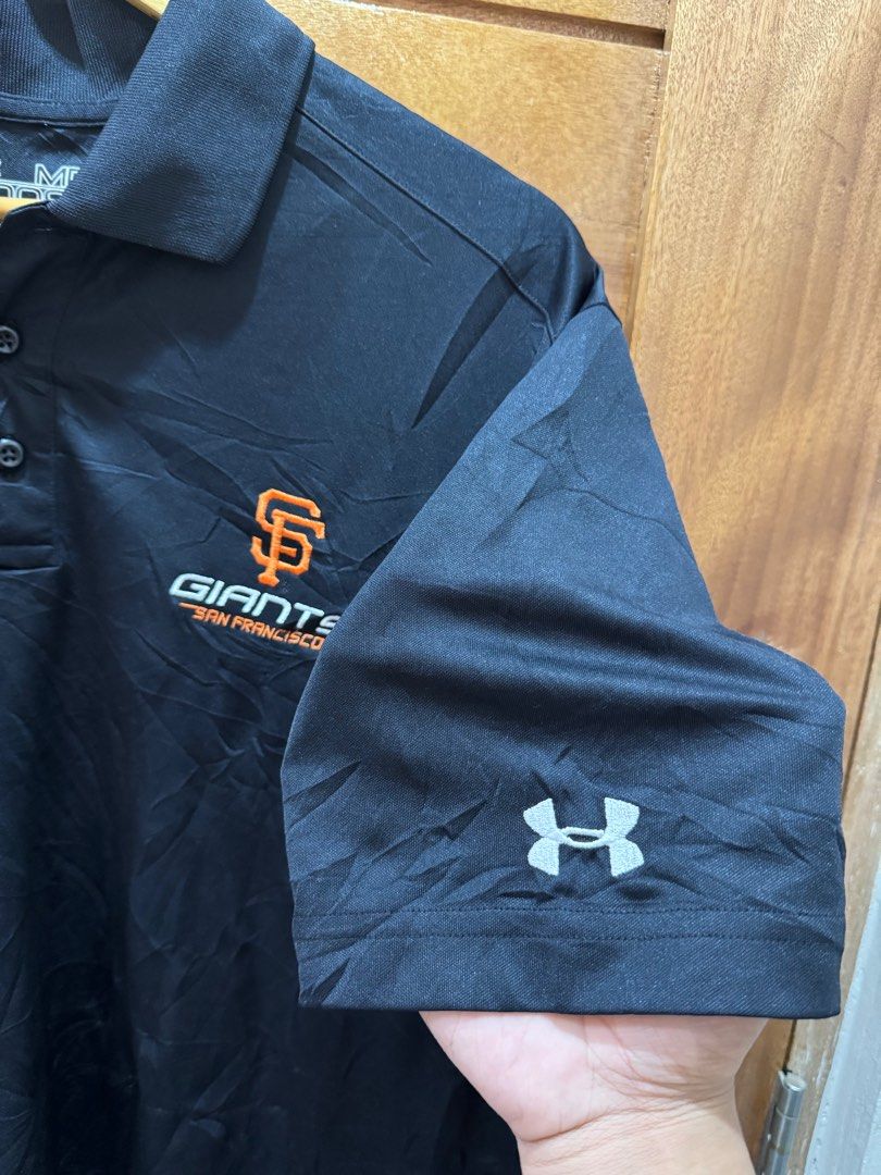 Under armour x san francisco giants (Category: Tshirts & Polo Shirts ) located in Bacolod City. Submitted by darweenj (Listing ID 1372336023, Image 2). Description: 22/29 No issue.