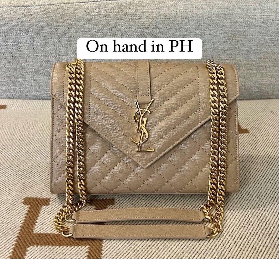 YSL Envelope Medium in Matelasse Lambskin (Category: Luxury Bags & Wallets) located in Manila. Submitted by deiclacio_ (Listing ID 1372432554, Image 3). Description: .
