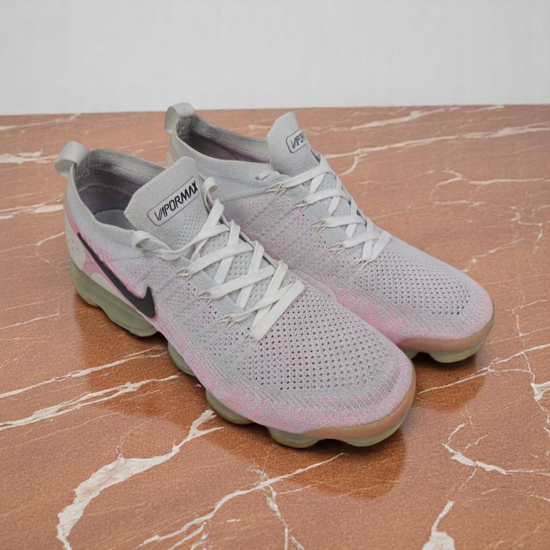 44] NIKE VAPORMAX WHITE HYDROGEN BLUE [A8-3] (SEPATU SHOES