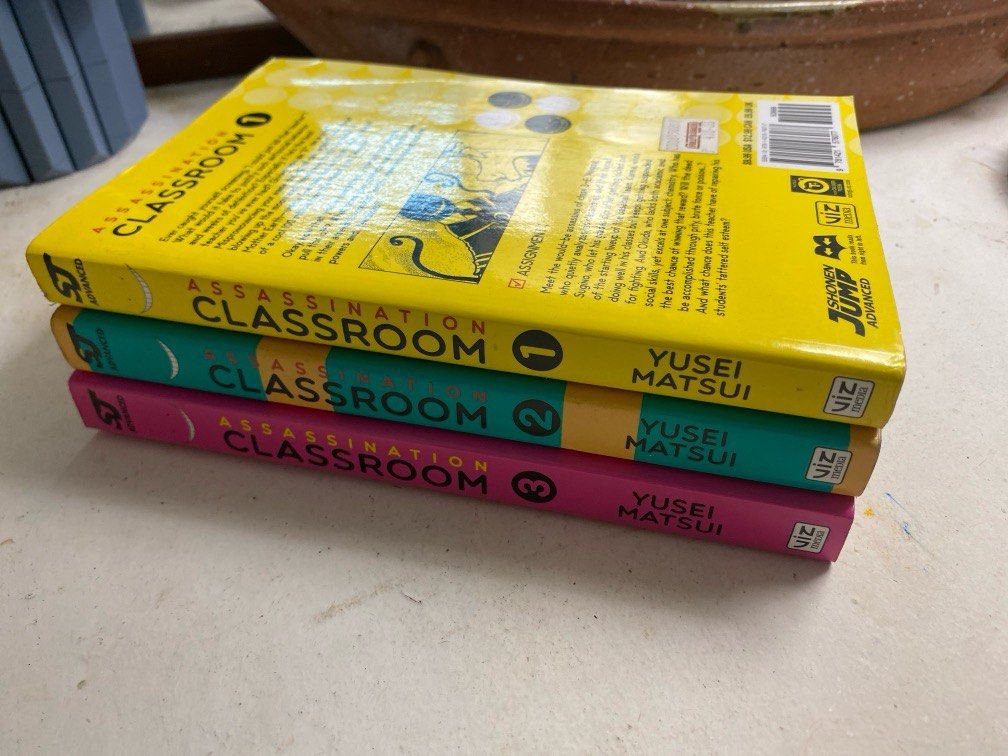 Assassination Classroom Ansatsu Kyoshitsu Volume 1-3 (Category: Comics & Manga) located in Manila. Submitted by astrudu333 (Listing ID 1374039890, Image 2). Description: selling as a set or individually (250 each) bought from fully booked many years ago.