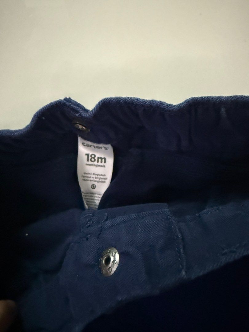 Baby boy child Carter’s legging pants Jean (Category: Babies & Kids Fashion) located in Singapore. Submitted by cfm1121 (Listing ID 1374082540, Image 3). Description: Baby boy child carters legging pants Jean Used lightly Size 90 = 18m to 24m Each $6 both $12.