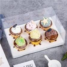 Baking Supplies—  transparent cupcake box