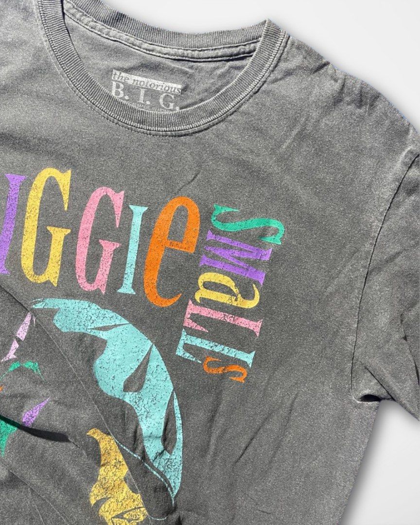 Band Shirt Biggie Smalls (Category: Activewear) located in Zamboanga. Submitted by treadupph (Listing ID 1374103140, Image 2). Description: Item are -Washed‼️ -Ironed‼️ Brand: B I G Biggie Color: Washed Gray Issue: Graphics Good Condition Wide: 22 Length: 30 Unisex Swipe to see full details Mine:500+SF Color may vary due to lighting and camera The Item is Thrifted!!.