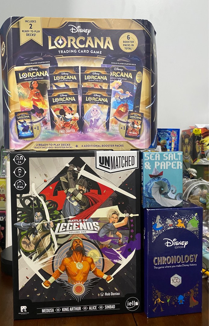 unmatched summer card game vibes. https: products ... Board/card games: Unmatched, Disney Lorcana, etc., Hobbies & Toys, Toys ...