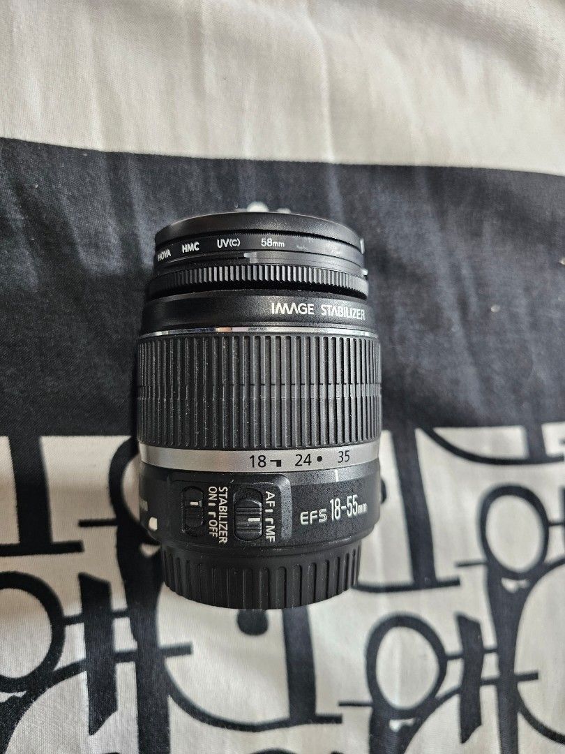 Canon efs lens 18-55mm (Category: Lens & Kits) located in Tagbilaran City. Submitted by lugarpogi (Listing ID 1373996690, Image 1). Description: in good con..