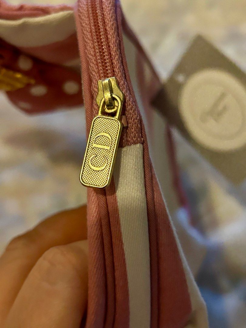 Christian Dior pouch (Category: Luxury Bags & Wallets) located in Quezon City. Submitted by asiaco (Listing ID 1374044526, Image 3). Description: Bnwt cute christian dior make up pouch. This is not from parfum, this is the real thing. 🥰💯.