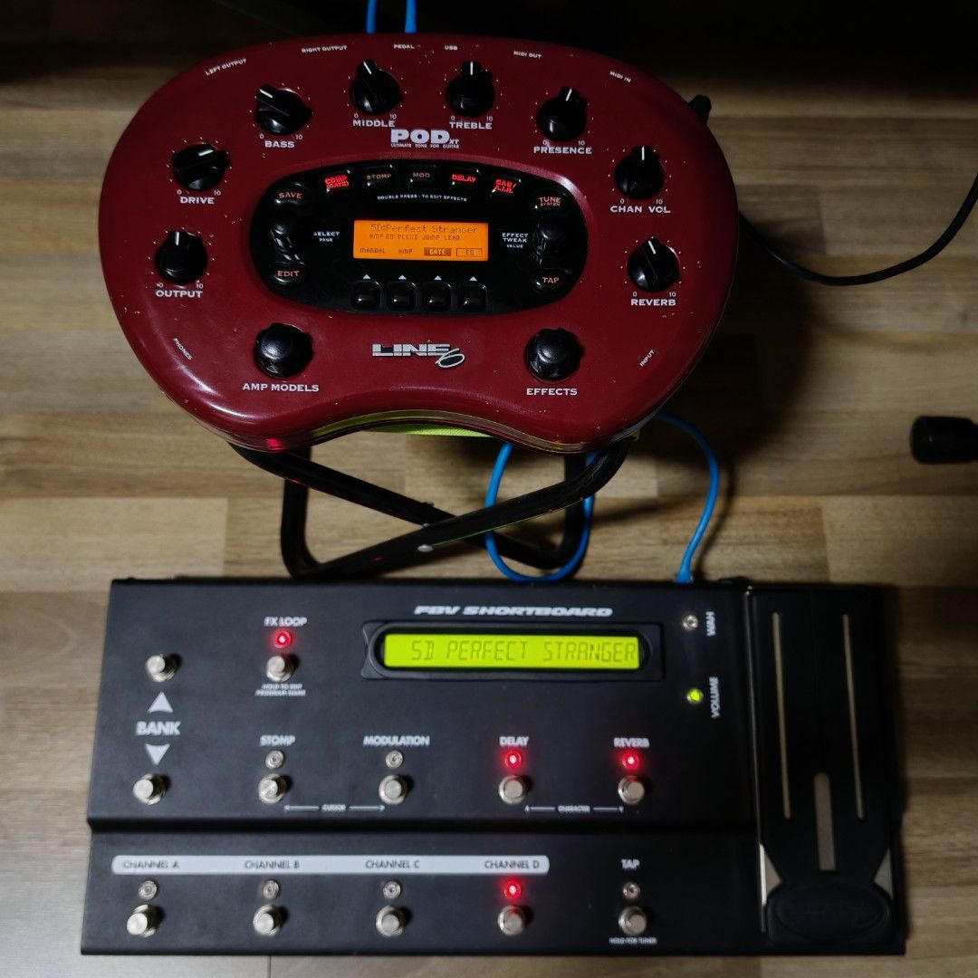 PODXTとLine6 FBV SHORTBOARDのセット