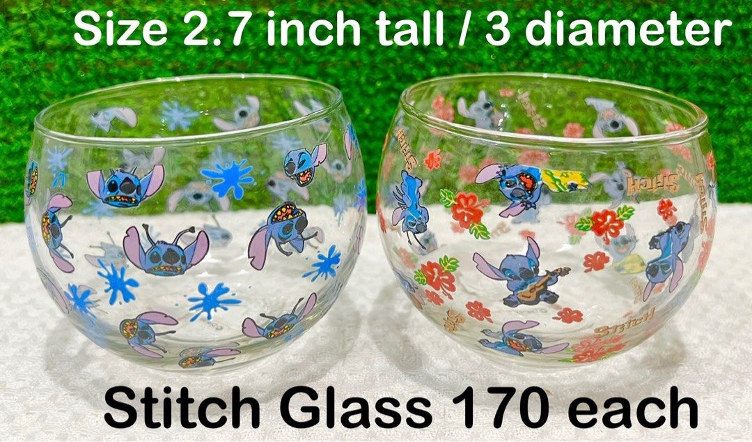 Disney Lilo & Stitch Glass (Category: Other Kitchenware & Tableware) located in Binan City. Submitted by mayjhe (Listing ID 1373963729, Image 1). Description: ✨ For Sale ✨ ☘️ Disney Lilo & Stitch ☘️ Glass 🌸 Other details posted 🔖 Price is ₱ 170.00 each 🌸 MOP : Gcash 🛵 Courier J&T and Lalamove 🇵🇭 Location Biñan Laguna 📋 Shipping by schedule 📌 NO COD & COP ☘️ For Fragile Items we ensure the the items are packed securly with bubble warp & ca