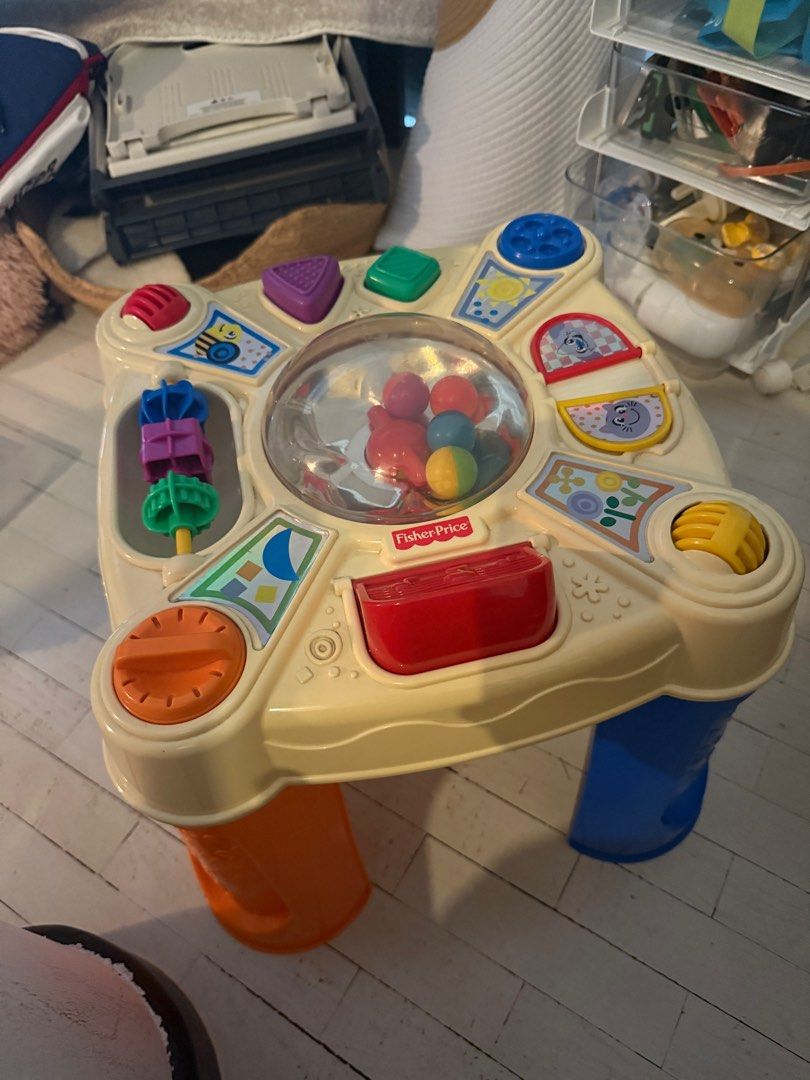 Fisher Price Activity Table (Category: Infant Playtime) located in Singapore. Submitted by fioedition (Listing ID 1374068053, Image 1). Description: $4 just delivery fee Just self collect free.