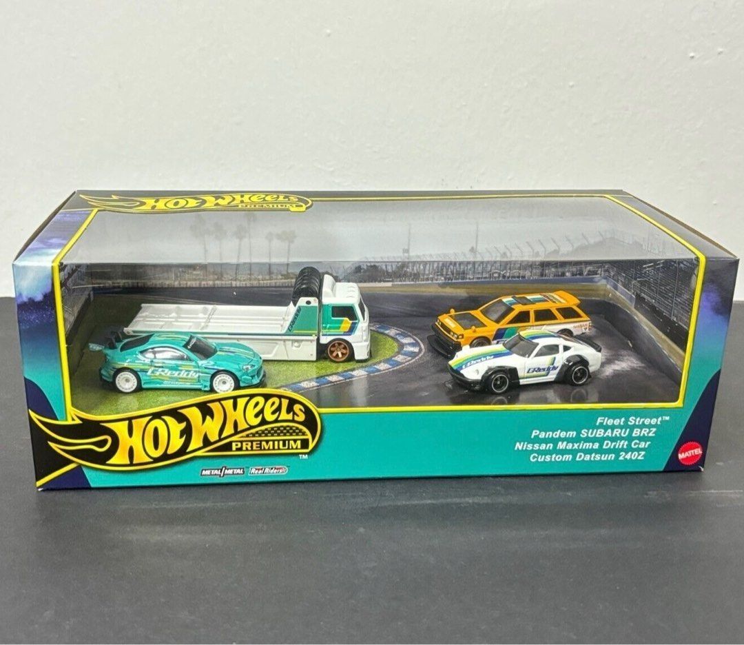 GReddy 4 car Set Hot wheels - hotwheels box set boxset diorama set hot ...