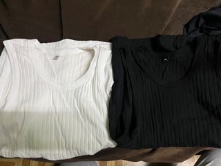 GU 絕版背心 黑白色 細碼62976720892163110