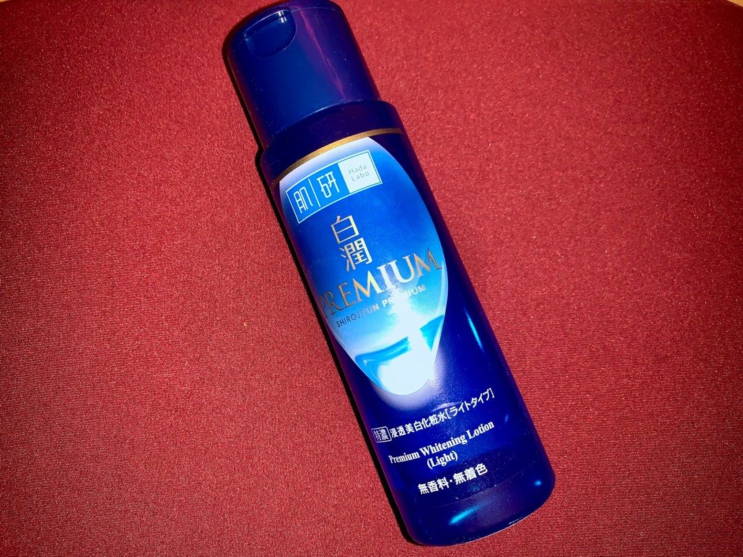 Hada Labo Premium Whitening Lotion (Category: Face Care) located in Pasig City. Submitted by rieperez (Listing ID 1374056888, Image 1). Description: Used thrice.