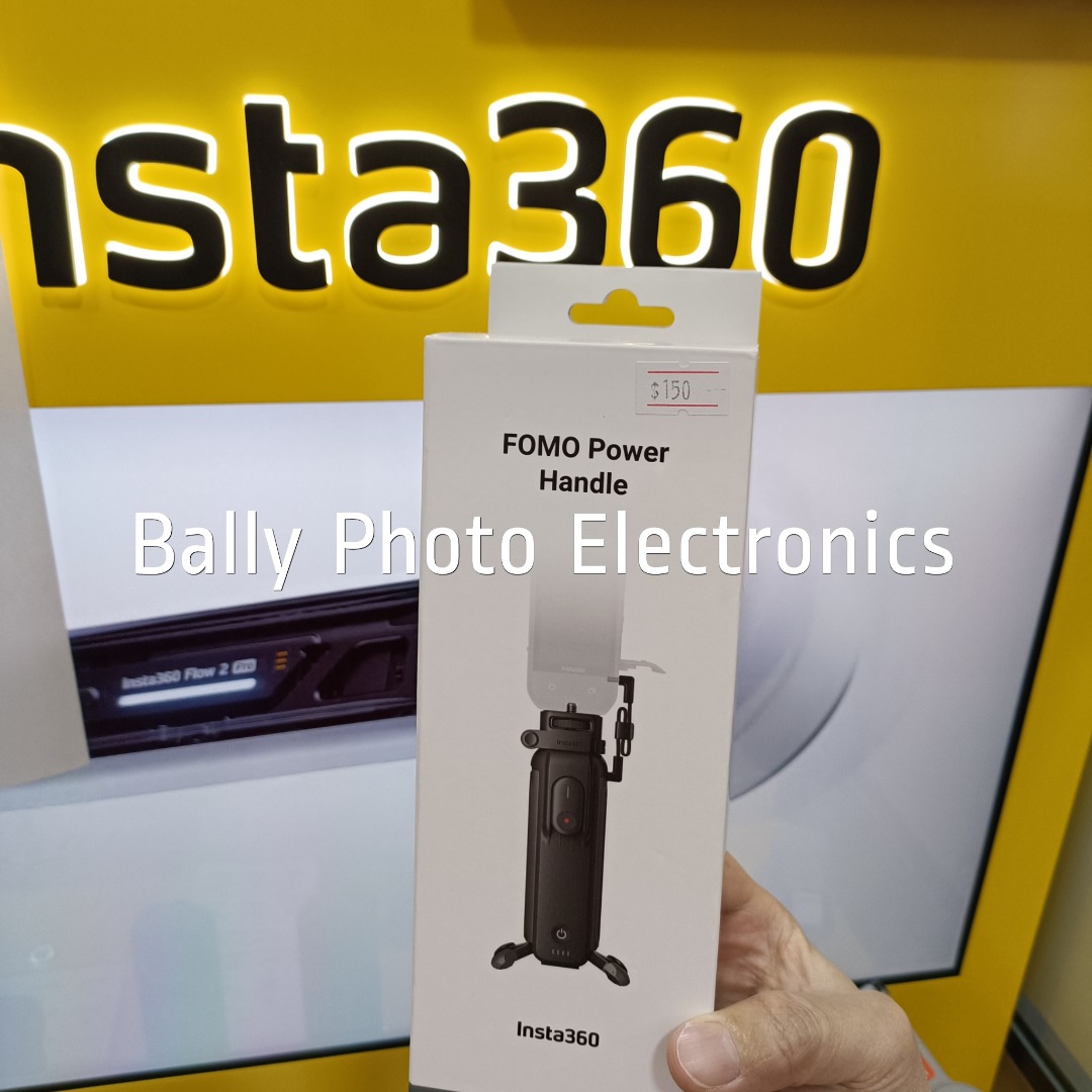 Official & Oiginal Insta360 X5/ X4 FOMO Powe Handle, Built