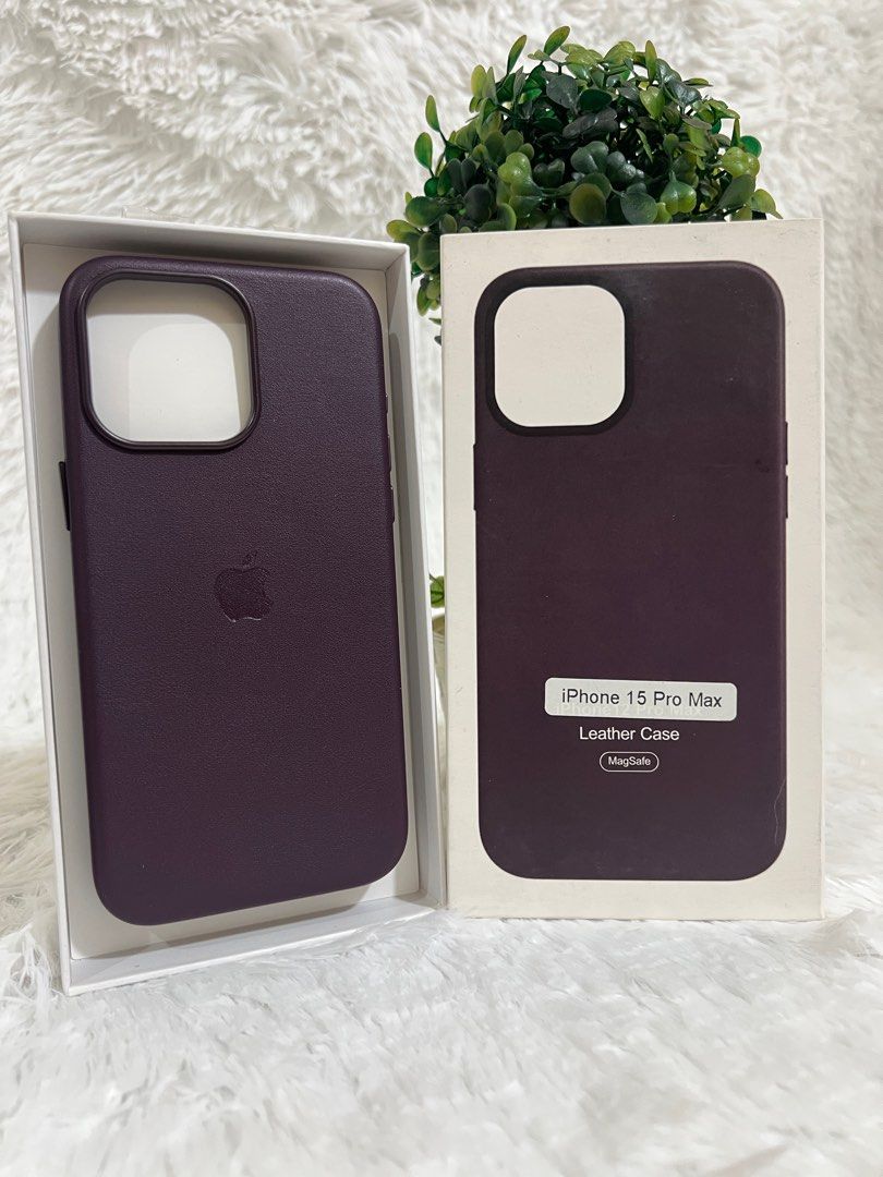 iPhone 15 Pro Max Magsafe Leather Case (Category: Cases & Sleeves) located in Manila. Submitted by mercedgret74092 (Listing ID 1373971856, Image 2). Description: Screen protector also available -Clear -Matte -Privacy .