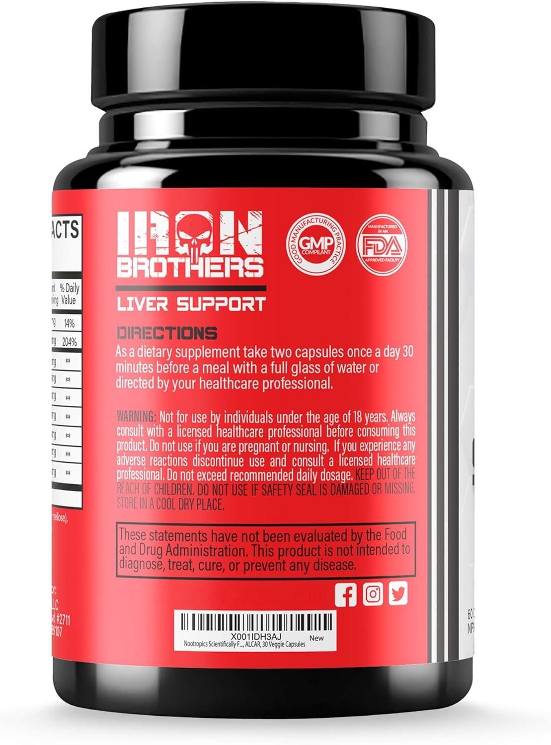 Iron Brothers Supplements Liver Cleanse Detox Supplement with Dandelion Root, Milk Thistle & Zinc for Healthy Liver Function & Liver Support for Men & Woman (Category: Vitamins & Supplements) located in Singapore. Submitted by allinseller (Listing ID 1374031908, Image 2). Description: SUPPORT HEALTHY LIVER & FUNCTION: Iron Brothers liver capsules are a supplement for men and women. Each pill contains natural, powerful, and premium ingredients. Ou