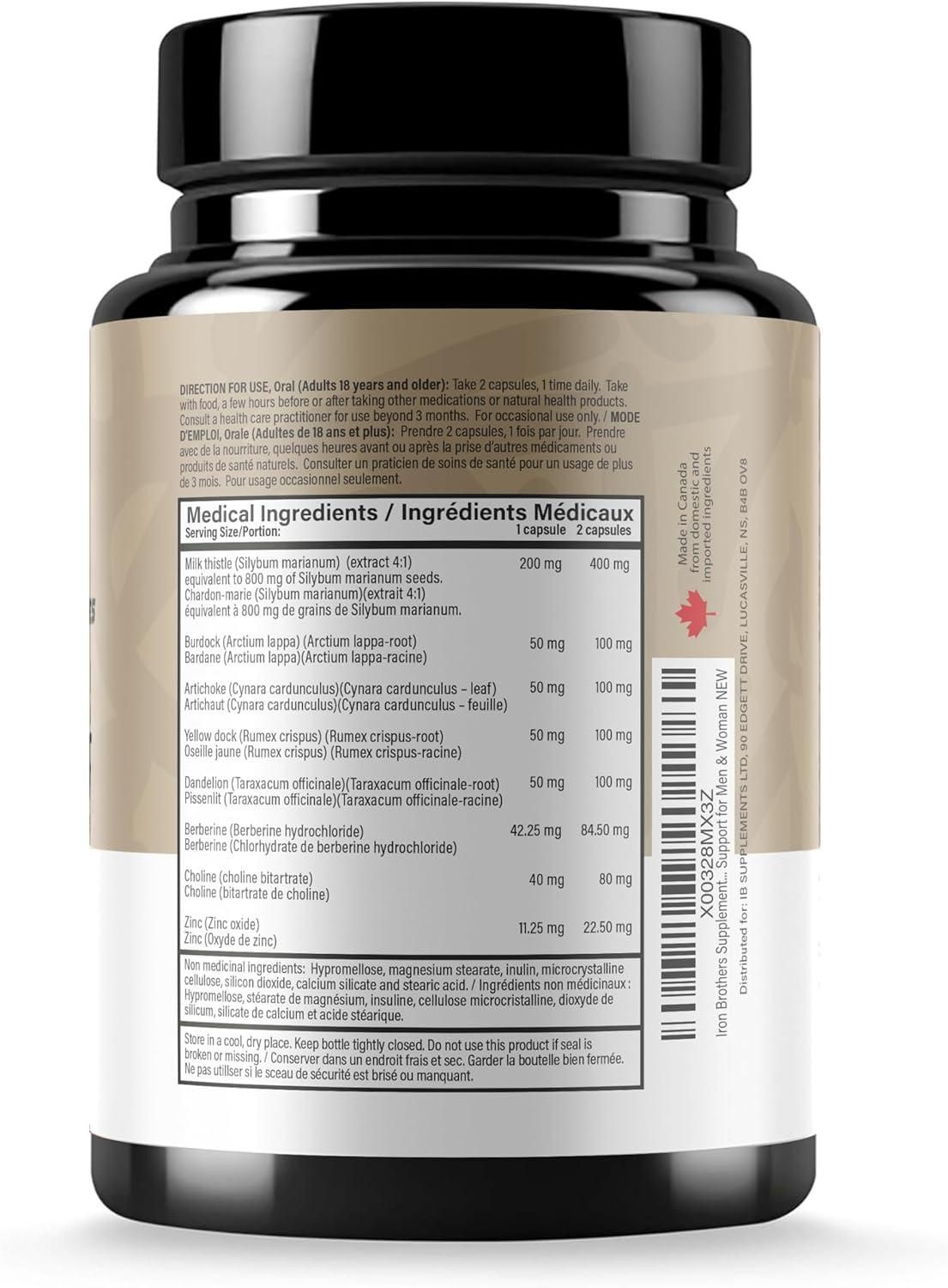 Iron Brothers Supplements Liver Cleanse Detox Supplement with Dandelion Root, Milk Thistle & Zinc for Healthy Liver Function & Liver Support for Men & Woman (Category: Vitamins & Supplements) located in Singapore. Submitted by allinseller (Listing ID 1374031908, Image 3). Description: SUPPORT HEALTHY LIVER & FUNCTION: Iron Brothers liver capsules are a supplement for men and women. Each pill contains natural, powerful, and premium ingredients. Ou