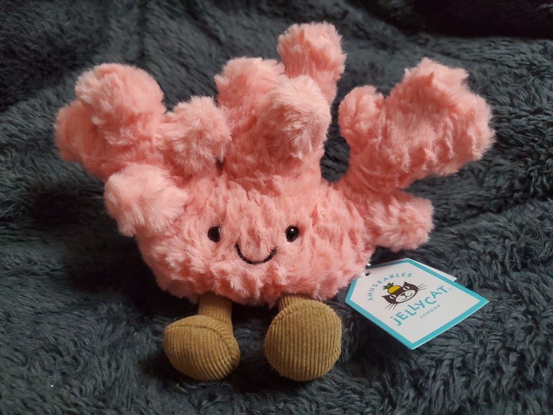 Jellycat 可愛珊瑚Amuseables Coral, 興趣及遊戲, 玩具& 遊戲類
