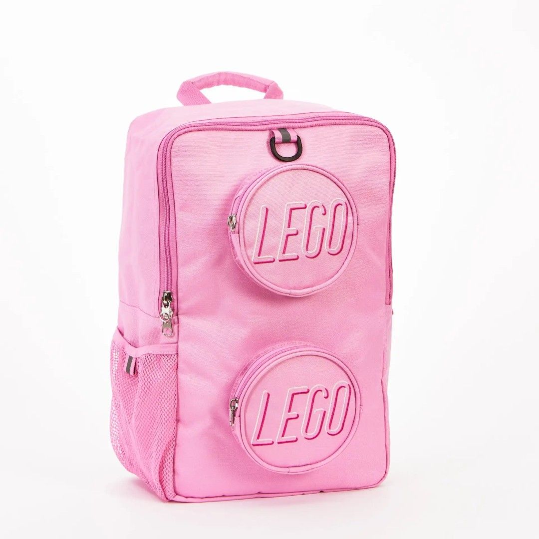 LEGO brick backpack (large-pink) (Category: Backpacks) located in Pasig City. Submitted by authph (Listing ID 1374095636, Image 2). Description: no issues brand new with tag large.size never used.