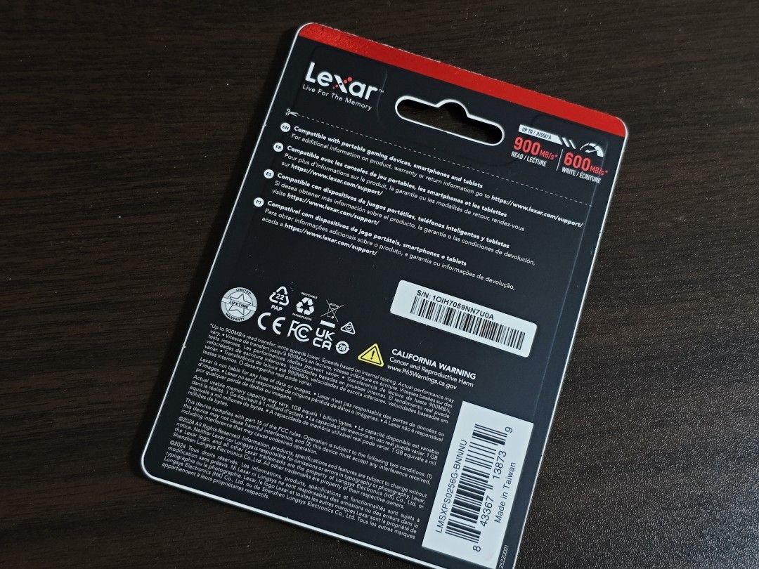 Lexar Play Pro - MicroSD Express [256GB] (Category: Hard Disks & Thumbdrives) located in Singapore. Submitted by smackerboy (Listing ID 1374005951, Image 2). Description: Highly recommended Lexar MicroSD Express Card for Nintendo Switch 2!! 900mb Reading speed ⚡- faster than official Mario MicroSD Express Card at 800mb reading speed! Power Up Your Play The Lexar PLAY PRO microSDXC™ Express Card gives gamers an epic performance power-up with up to